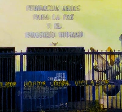 Fundación fue vandalizada la semana anterior. (Imagen tomada de redes sociales)