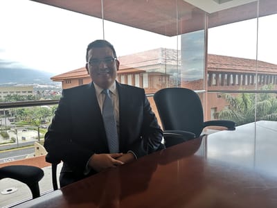 Jonathan Picado, colaborador en la campaña de Fabricio Alvarado. Foto CRHoy
