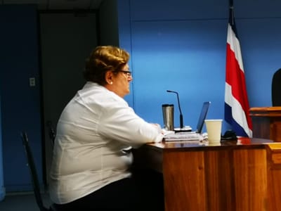 Juicio contra exdiputada Laura Garro. Foto CRH