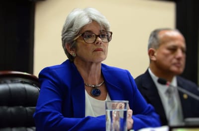 Rocío Aguilar, Ministra de Hacienda.