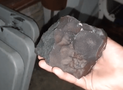 Meteorito cayó la noche del pasado 23 de abril. Cortesía.