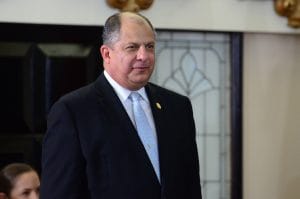 El expresidente, Luis Guillermo Solís