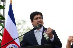 Este 8 de mayo Alvarado cumplirá su primer año como presidente (CRH)