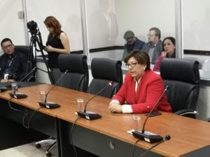 La expresidenta del BCR Mónica Segnini alertó a Luis Guillermo Solís de las irregularidades en el crédito otorgado a Juan Carlos Bolaños. (CRH).