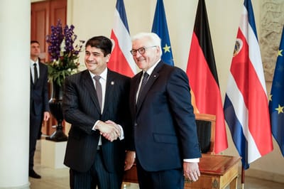 Este lunes el Presidente Alvarado se reunió con el presidente Federal de Alemania, Frank Walter Steinmeier en el Palacio de Bellevue en el centro de Berlín (Presidencia)