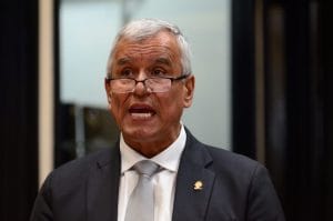 El jefe del oficialismo, Víctor Morales, calificó como "inaceptable" el proceder de la comisión legislativa. (CRH).