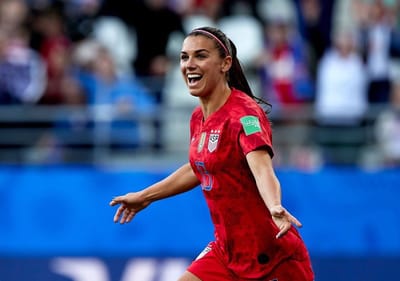 Alex Morgan. Foto: AFP.