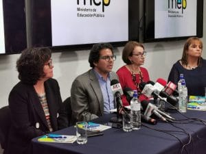Conferencia de Prensa Ministerio de Educación. Foto CRH