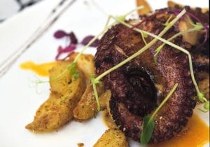 Pulpo a la parrilla. CRH