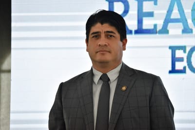 El presidente Carlos Alvarado