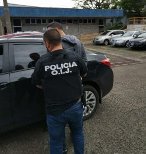 Detenido empleado del ICE. Foto OIJ