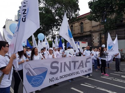 Sintaf será una de los sindicatos que se unirá al movimiento. Imagen tomada de Facebook.