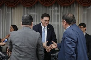 Encuentro proceso de diálogo con representantes sindicales del sector salud, CCSS, MTSS, MIDEPLAN, Casa Presidencial, Costa Rica, 9 Julio 2019. Foto: Roberto Carlos Sánchez