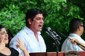 Discurso del presidente Alvarado el 25 de julio anterior (CRH).