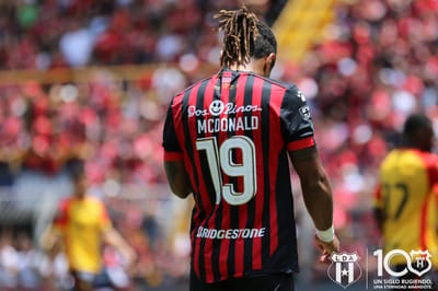 McDonald anotó ayer con Alajuelense ante Limón. Foto: LDA.