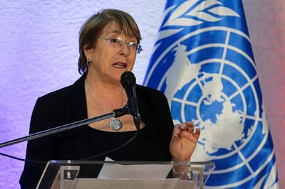 Michelle Bachelet (Photo by CRISTIAN HERNANDEZ / AFP)