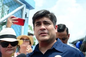 El presidente Carlos Alvarado Quesada (Daniela Abarca CRH)