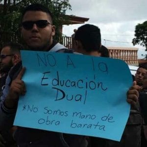 Grupos de estudiantes se han opuesto a la educación dual. (CRH).