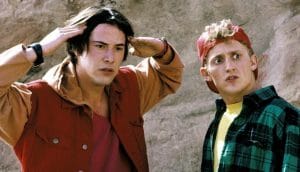 "Bill and Ted's Excellent Adventure".&nbsp;Tomada de internet.