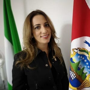 Karine Niño, diputada del PLN y presidenta de la Comisión de Asuntos Internacionales del Congreso
