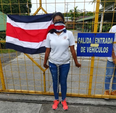 Protestas estudiantiles de este miércoles. (Imagen de MEDSE)
