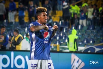 José Guillermo Ortiz lleva 8 goles en Colombia. Foto: Archivo/Millonarios.