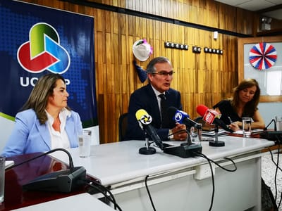 Gonzalo Delgado, presidente de Uccaep, considera que es necesario recuperar la credibilidad política para que haya confianza en el sector empresarial. Foto CRHoy.