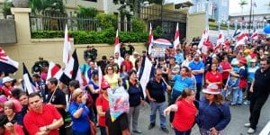 Manifestación de profesores. (Imagen de APSE)