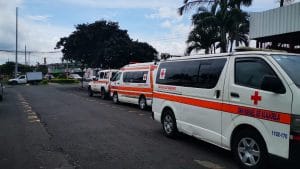 Ambulancia de la Cruz Roja de San Rafael de Alajuela