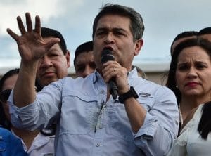 Juan Orlando Hernández, presidente de Honduras. AFP