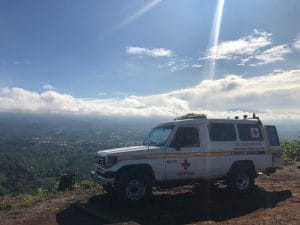 Ambulancia de la Cruz Roja de Orotina