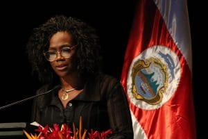 La vicepresidenta Epsy Campbell estará a cargo de los encuentros en la región Huetar Norte. (Archivo/CRH).