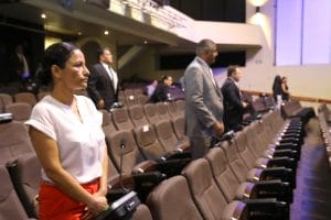 Los diputados siguen sesionando en el Auditorio Nacional del Museo de los Niños, por la emergencia del covid-19 (archivo)