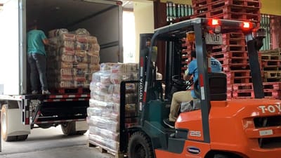 Distribución de alimentos. Con fines ilustrativos Imagen de CNP.