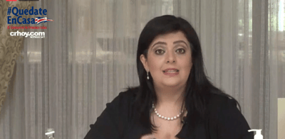 Pilar Garrido, ministra de Planificación. Captura de pantalla