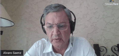 Álvaro Sáenz, presidente Uccaep. Captura de pantalla