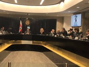 Magistrados en sesión de Corte Plena. Foto cortesía Poder Judicial.