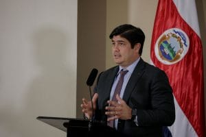Carlos Alvarado, presidente de la República.