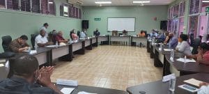 Las autoridades de Japdeva se reunieron con los 6 alcaldes de Limón. (Cortesía).