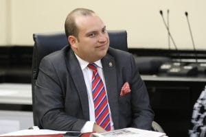 El diputado Pablo Heriberto Abarca, del PUSC, también ha impulsado disminuir el costo del marchamo 2021. (Archivo/CRH).