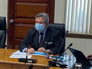 El presidente de la Corte Suprema de Justicia, Fernando Cruz, compareció ante los diputados. (Archivo/CRH).