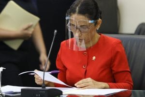 Yorleni León, diputada que impulsa la ley conocida como "Alfabetización Digital". Foto: archivo CRH.