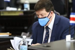 El diputado Walter Muñoz, del PIN, presentó la iniciativa. (Cortesía).