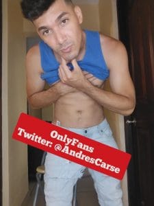 Andres Carse es uno de los creadores de contenido en OnlyFans.com