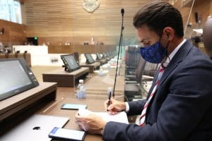 El diputado Erwen Masís, del PUSC, presentó la iniciativa de ley. (Archivo/CRH).