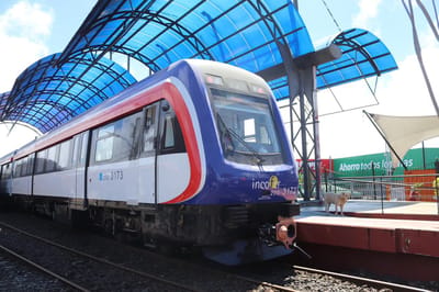 Imágenes de los trenes en Cartago. Cortesía Incofer