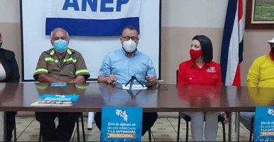 Sindicalistas aseguran que reforma quitaría autonomía a las municipalidades. Captura de pantalla.