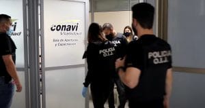 El Conavi y otras instituciones públicas, como la Casa Presidencial, fueron allanadas por el OIJ el pasado 14 de junio por el caso Cochinilla. (Foto: Cortesía OIJ/ Con fines ilustrativos)