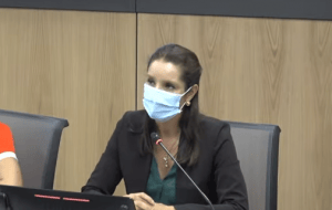 Magaly Camacho, jefa de Seguridad de la Asamblea Legislativa (Captura)