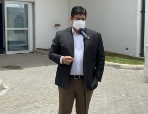 El presidente de la República, Carlos Alvarado, dijo que hay relativa calma en la frontera sur, asediada por migrantes. (Foto: CRH)
